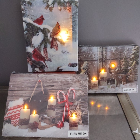 Festive LED Canvas Art - Picture 2 of 2